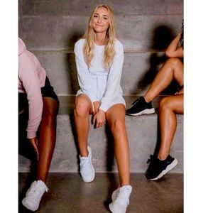 AIM’N X Gina White Tie Dress. 100% Cotton